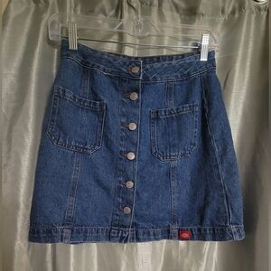 Dickies denim skirt